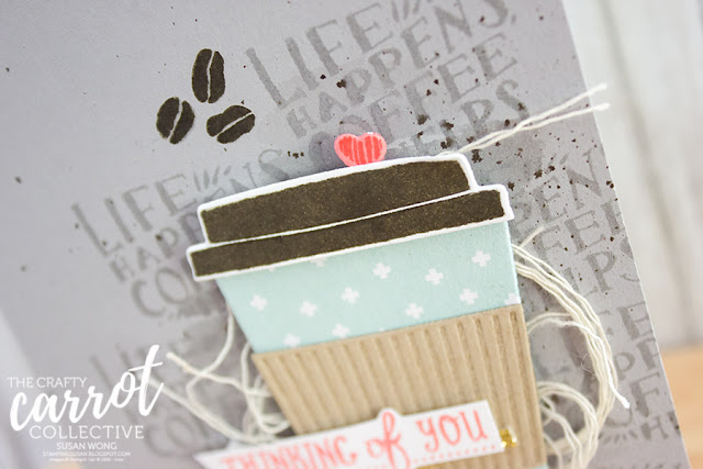 Coffee Cafe by Stampin' Up! - Susan Wong for The Crafty Carrot Co.
