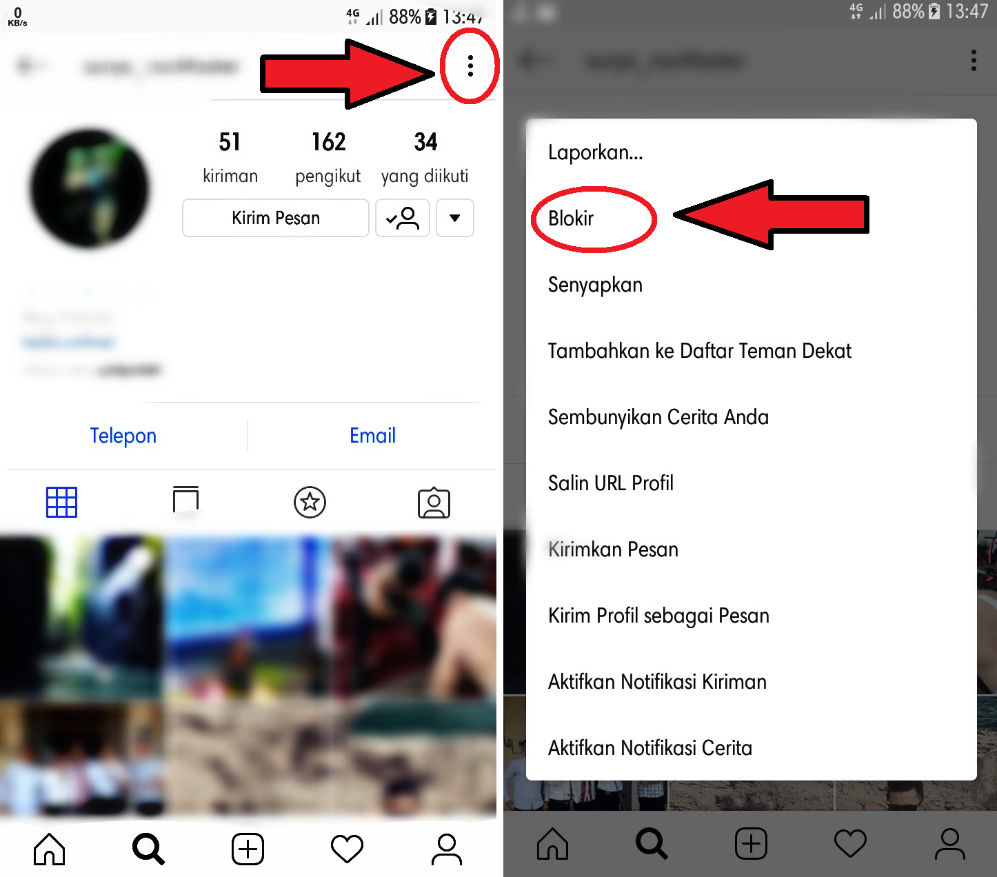 Cara Memblokir Instagram Orang Lain Secara Permanen Dengan Mudah