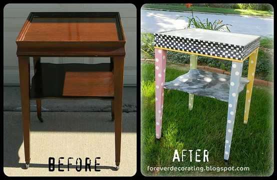 Whimsically Painted Desk For a Little Girl | Vintage, Paint and more...