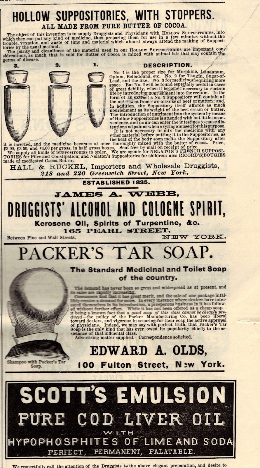 Nickadizzy: Druggists Circular, October 1880