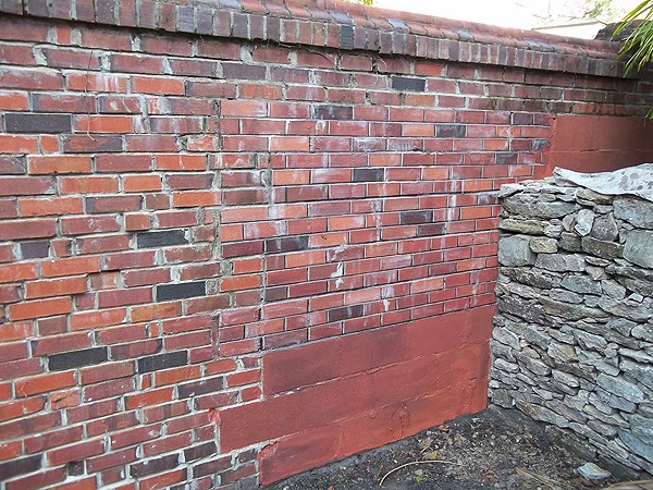 Painting Concrete Blocks To Look Like Bricks