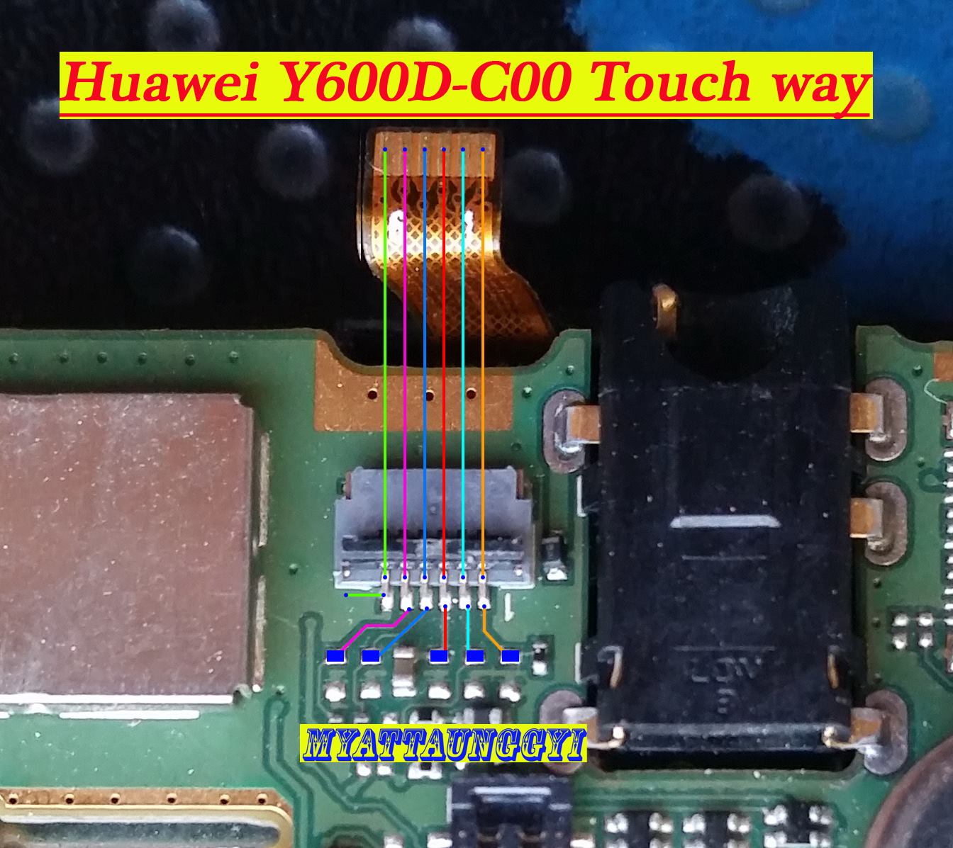 Huawei Y600D-C00=Y610 Jumper Way