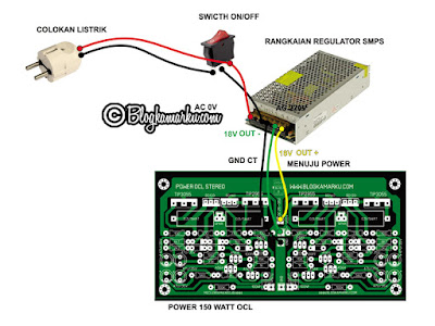 cara merakit ampli 150 watt Stereo Ocl Lengkap dengan Panduan nya
