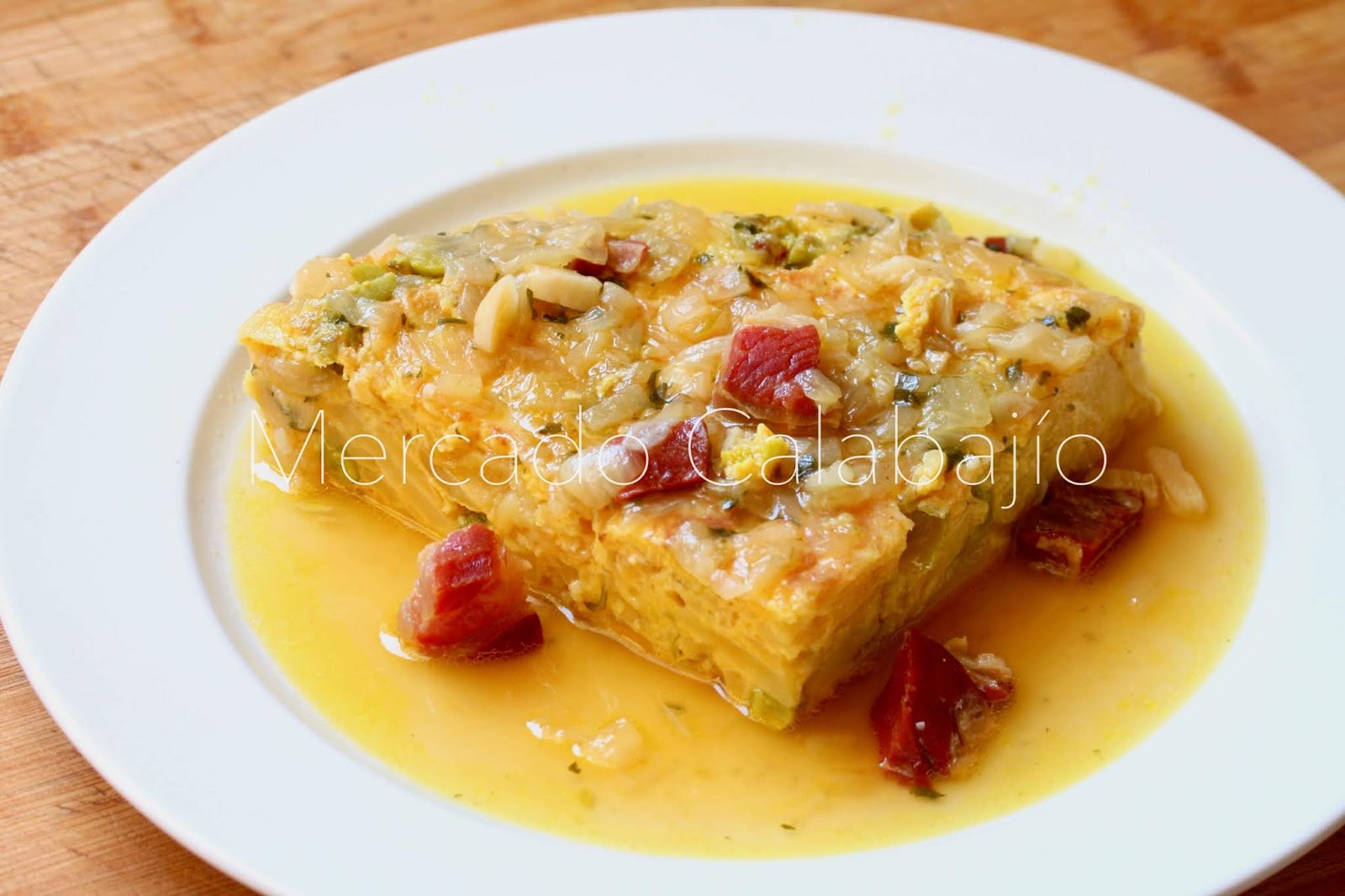 sopa al cuarto de hora calabajio
