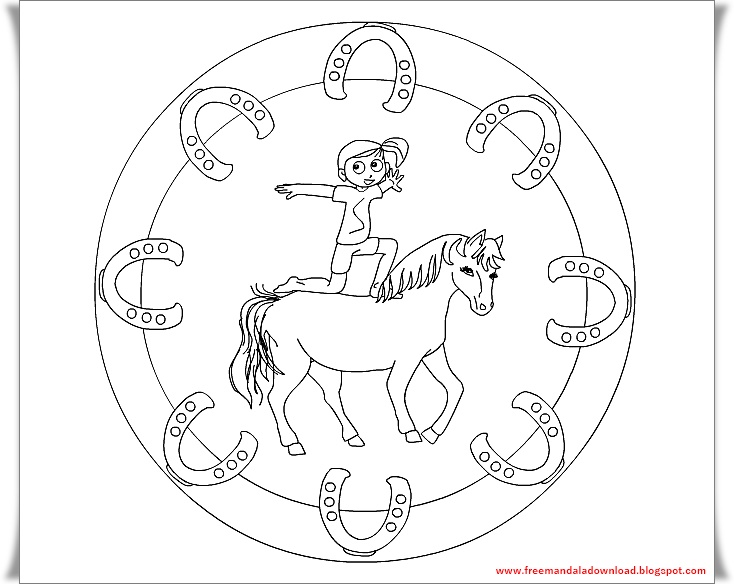Kinder-Mandala-Auswahlseite - Free Mandala