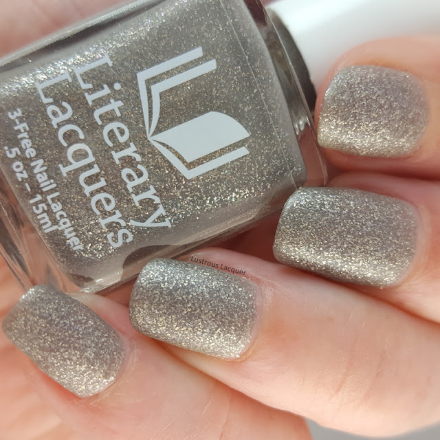 Literary-Lacquers-Swaying-Grayly-Ocean-at-the-end-of-the-Lane-trio Grey-matte-nail-polish-with-silver-flakes-and-glass-flecks