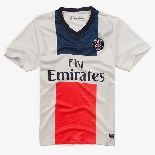 Equipaciones de futbol baratas 2015 online: nueva camisetas de futbol PSG 2014 baratas
