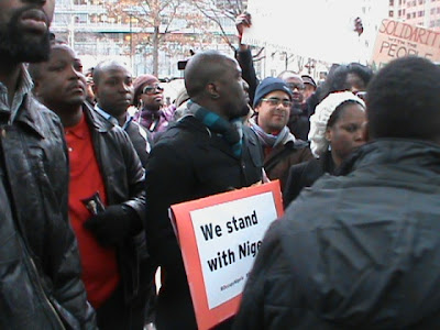 Video From #OccupyNigeria Protest in Washington, DC 1