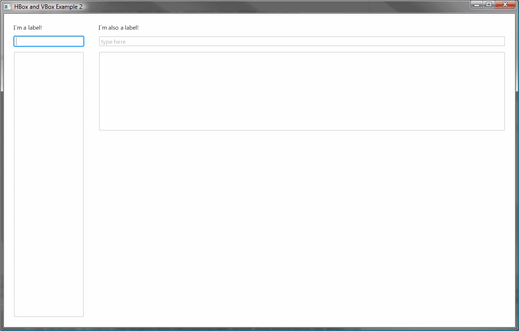 Just my 2 cents about Java: JavaFX 2.0 Layout Panes - HBox and VBox