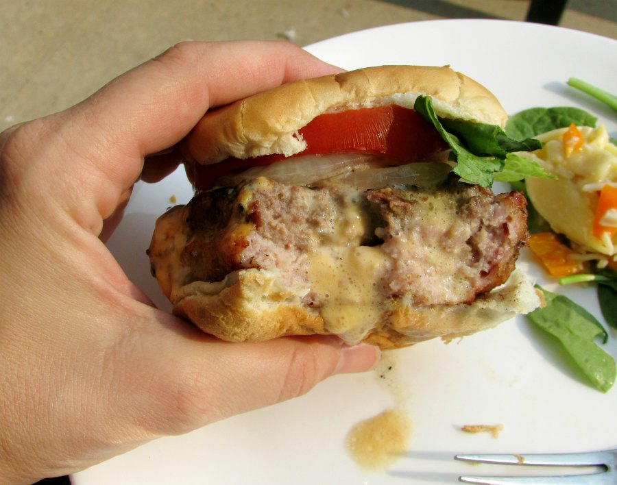 Cooking With Carlee American Lava Burger Surprises A Guest Post by MiMi