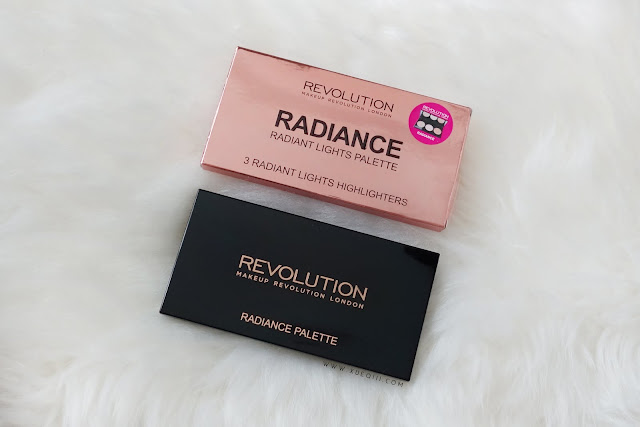 Makeup Revolution | Radiance Highlighter Palette Review and Swatches