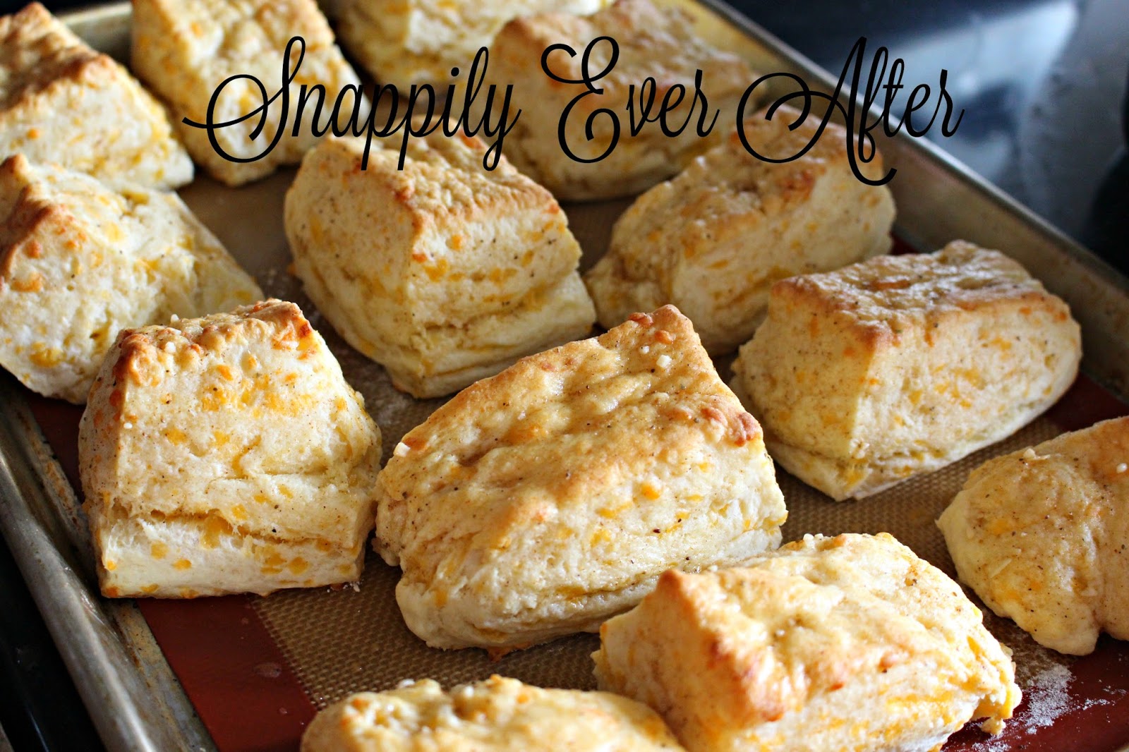 Snappily Ever After Whole Grain Cheddar Bay Biscuits
