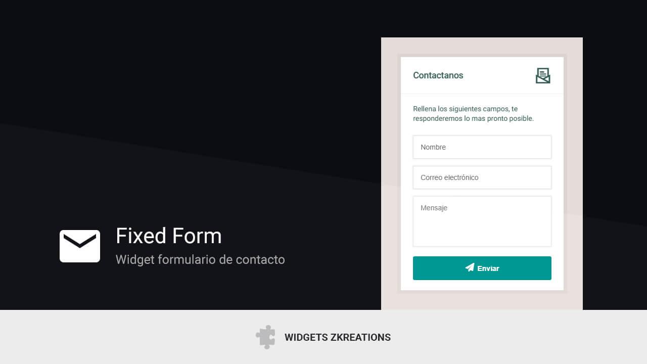 vanilla js formulario contacto
