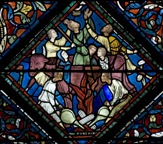 ψηφιδωτό στον μεσαιωνικό καθεδρικό ναό της γαλλικής πόλης Chartres