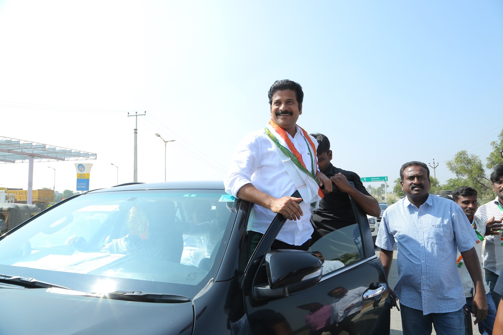 Revanth Reddy Images With Congress