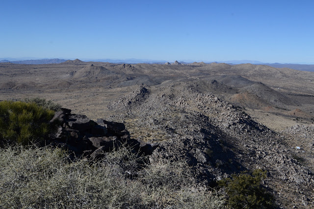 long ridge to road and beyond