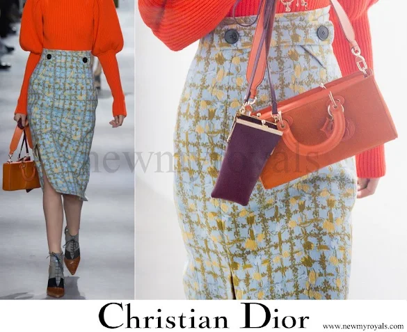 Princess Charlene of Monaco wore Christian Dior Skirt