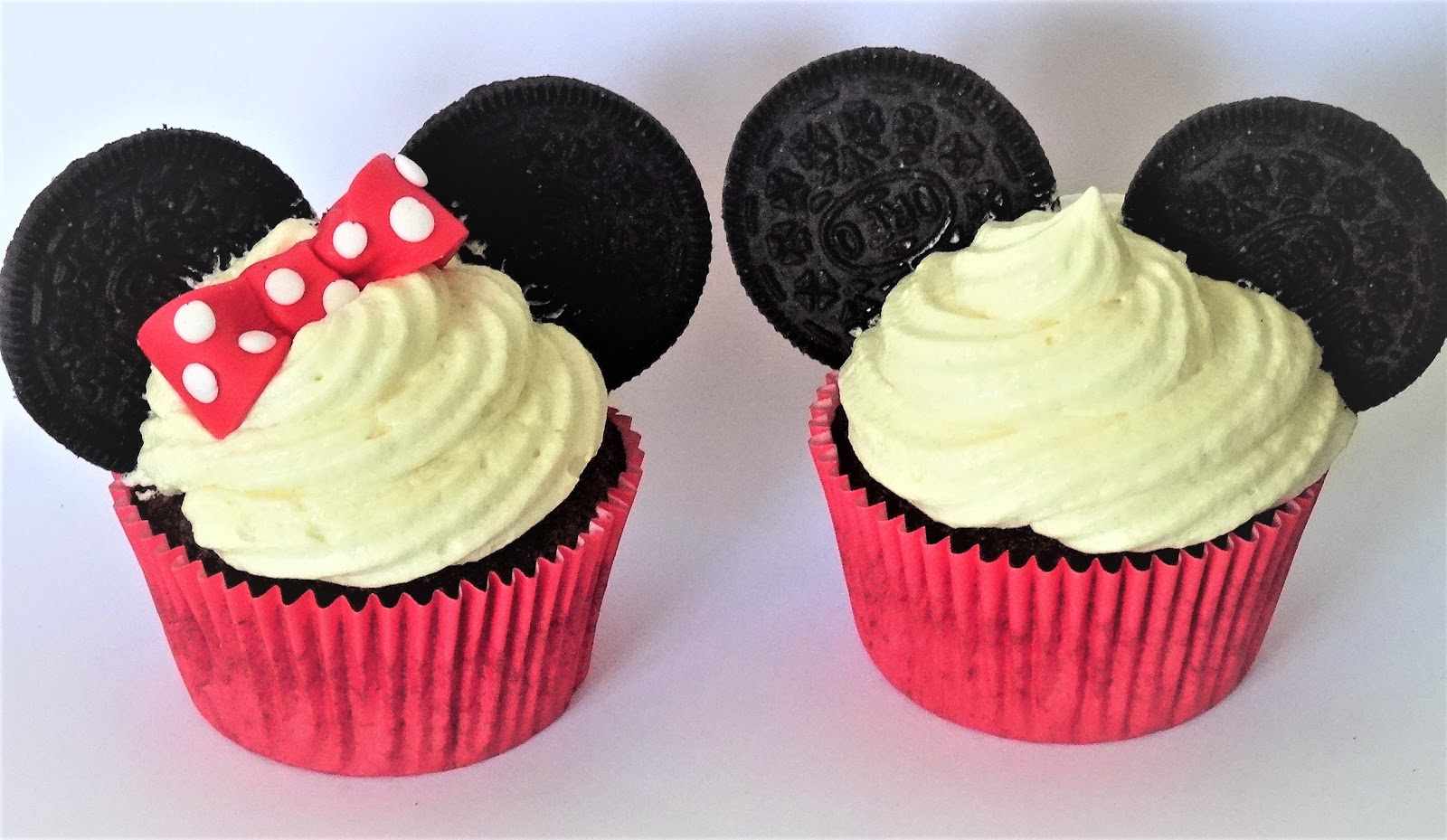 Zachtmoedigheid injecteren Walging Mickey en Minnie cupcakes