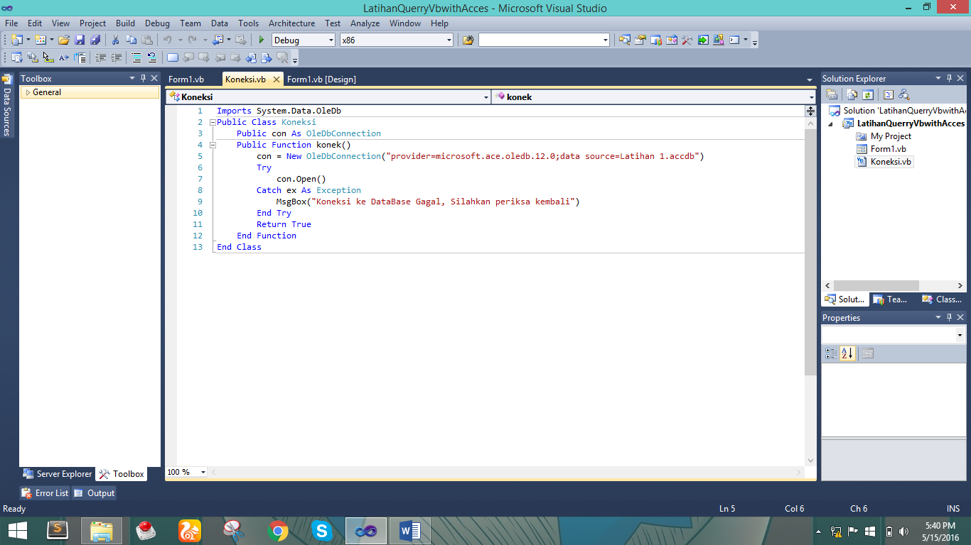Ferriansyah Aminuddin: Cara Menghubungkan database ke VB dengan ...