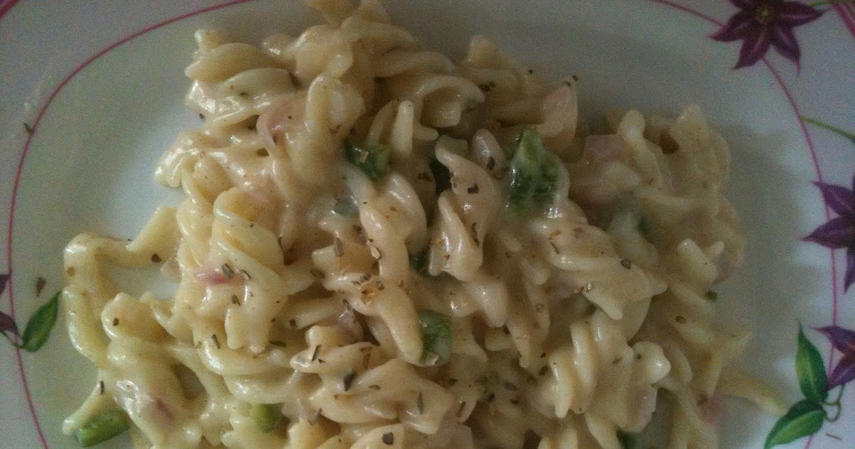 Easy Home Made Toothsome Recipes Pasta In White Sauce