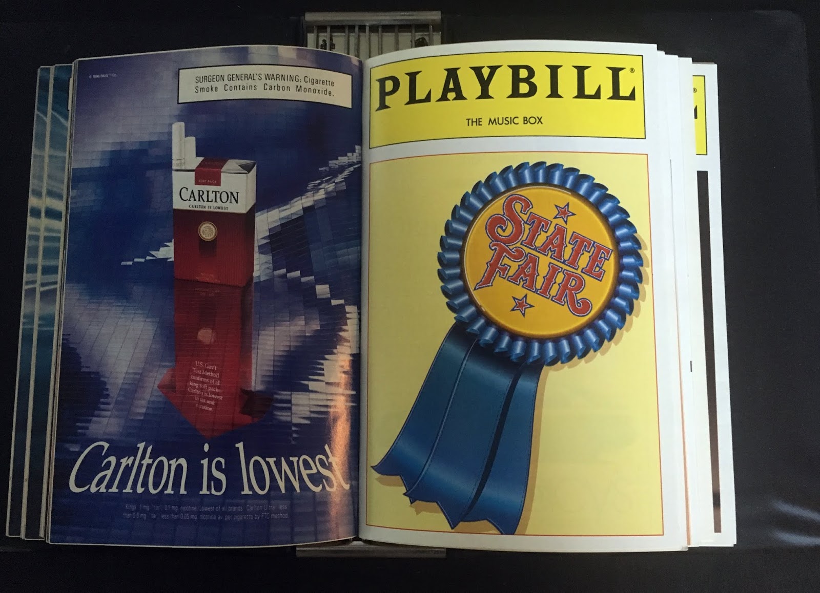 JK's TheatreScene MyBroadwayThing Playbill Binders