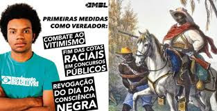Ataque a Holiday Holiday ao lado de uma foto de negros capitães do mato