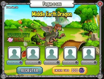 Ganhe o Dragão Terra Média! Ganhe o Dragão Terra Média!