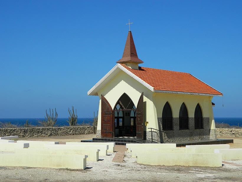 Alto Vista Chapel - Guia completo: o que fazer em Aruba. Foto: Wikimedia Commons Alto Vista Chapel - Guia completo: o que fazer em Aruba. Foto: Wikimedia Commons