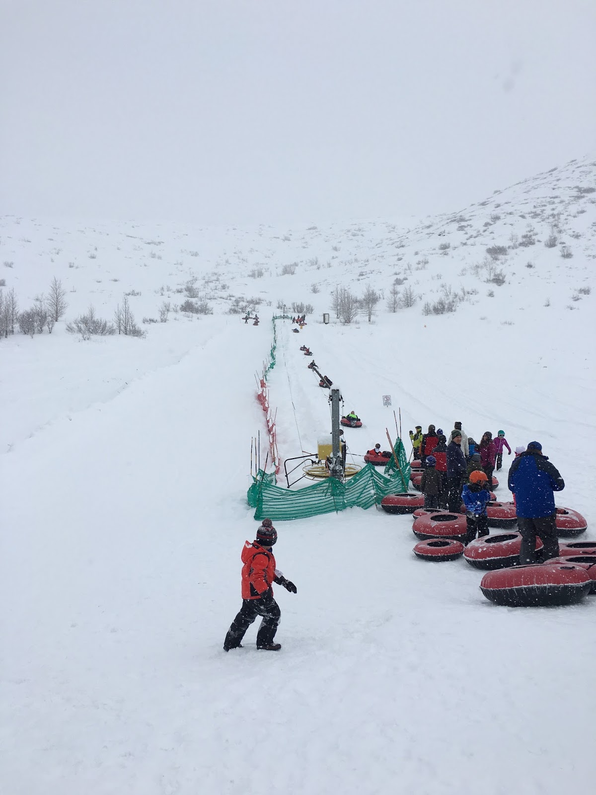 Angels in Alaska Arctic Valley Tubing
