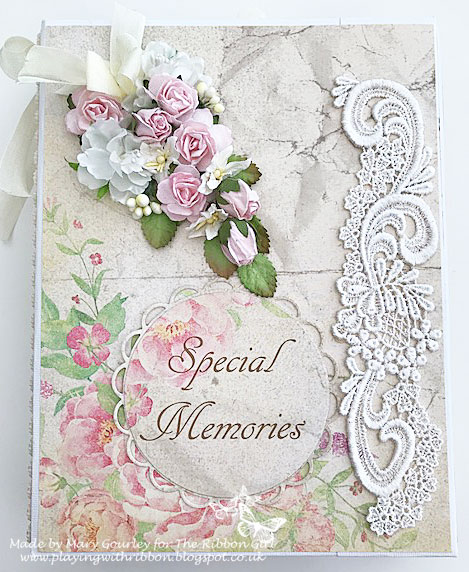 Playing With Ribbon Large Tri Fold Photo Album