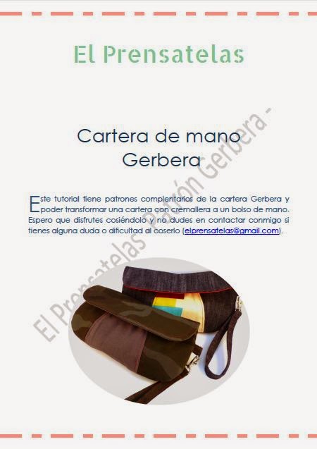 Tutorial cartera da mano Gerbera