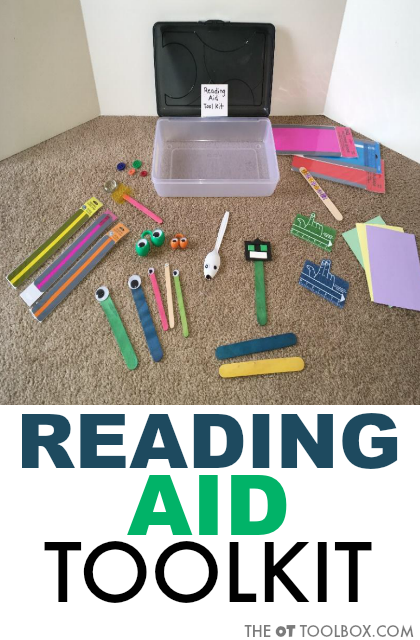 Create a reading aid toolkit for occupational therapy treatment of reading issues in pediatric occupational therapy activities. Create a reading aid toolkit for occupational therapy treatment of reading issues in pediatric occupational therapy activities.