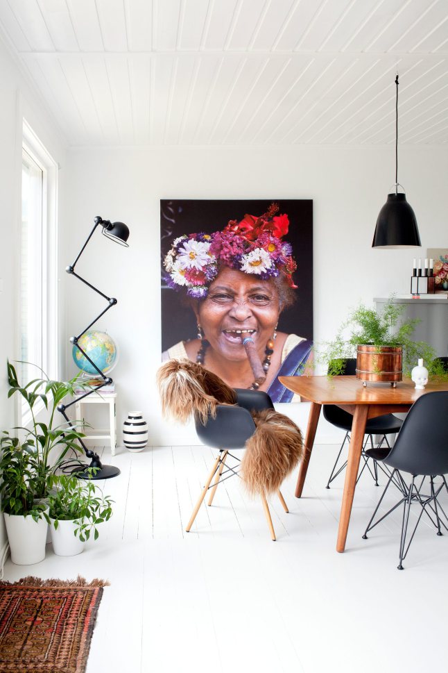 Scandi boho home puts the kibosh on black, white & sterile - dining room BoHoHome.com @bohosusan