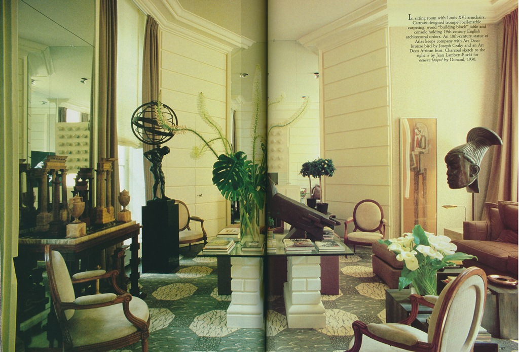 The Peak Of Chic February 2017 A Sèvres Vase Stands On Top Of Directoire Table Supported By Biscuit Lion And Paw Legs