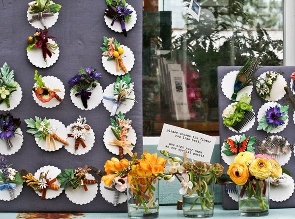 Diy Wedding Corsages For Your Bridal Party Or Guests Oh Lovely Day Pinned Corsages As Favors For Your Wedding Guests Full Diy Tutorial On Oh Lovely Day