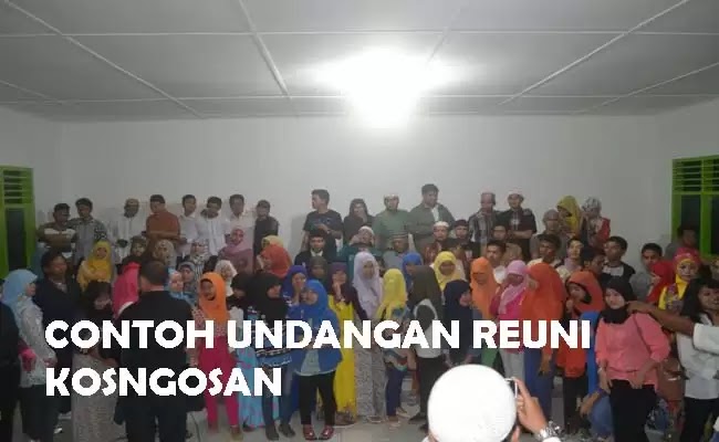 contoh undangan reuni contoh undangan reuni