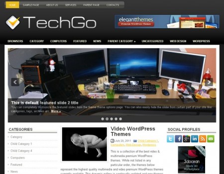 tech magazine theme 2012 30 Ücretli Ücretsiz WordPress Teması