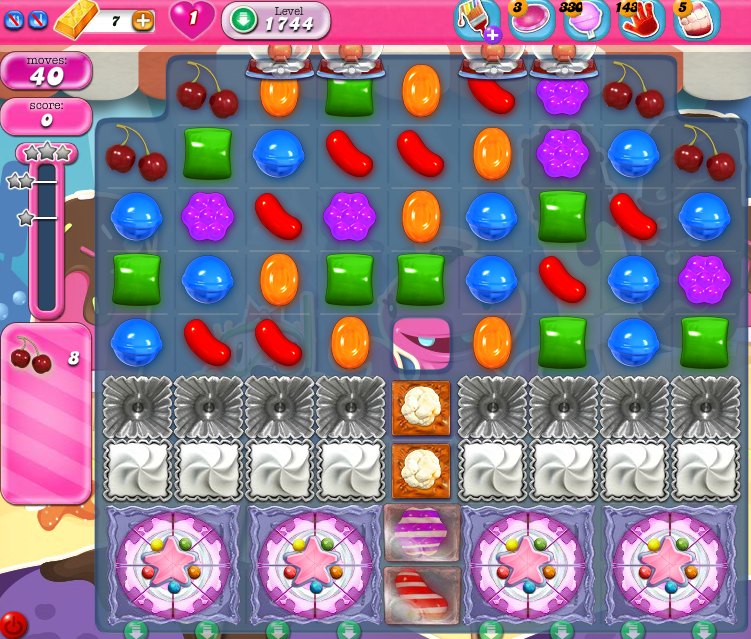 Candy Crush Saga 1744 Candy Crush Saga 1744