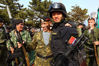 Militer Rusia dan China