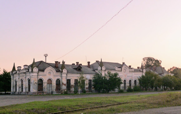 Новоселица. Железнодорожный вокзал. 1905 г. Новоселица. Железнодорожный вокзал. 1905 г.