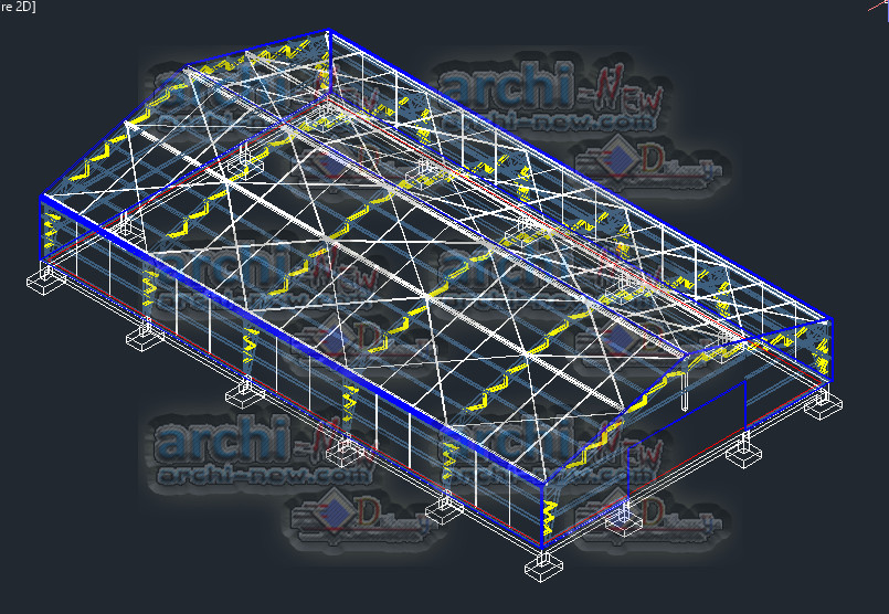 Download AutoCAD CAD DWG File 3d Hangar Breeding Ground Archi new download-autocad-cad-dwg-file-3d-hangar-breeding-ground-archi-new
