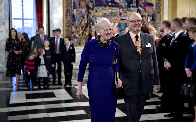 Przyjęcie świąteczne w Pałacu Christiansborg.