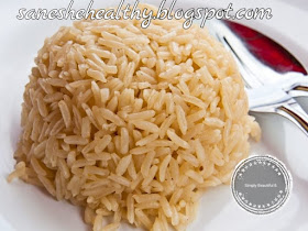 Brown rice helps in weight loss.