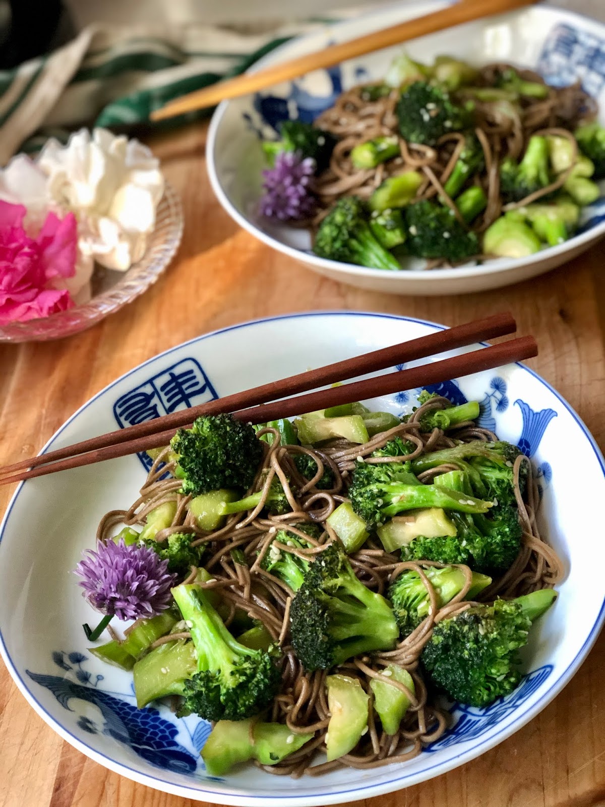 Soba Noodles w/ Broccoli