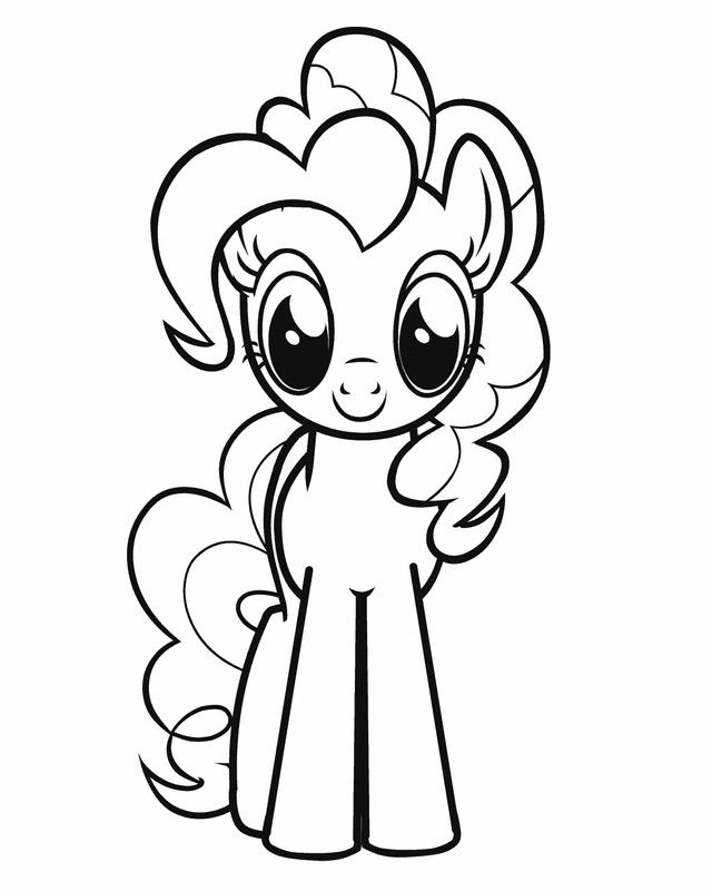 Little Pony coloring pages for kids - My Little Pony Kids Coloring Pages