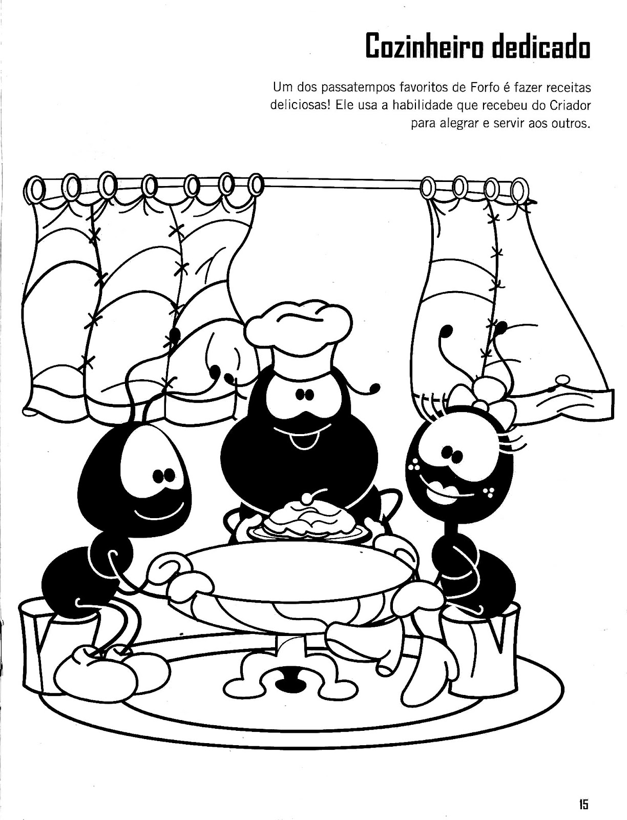 Apascentar os Pequeninos Smilinguido p/ Colorir