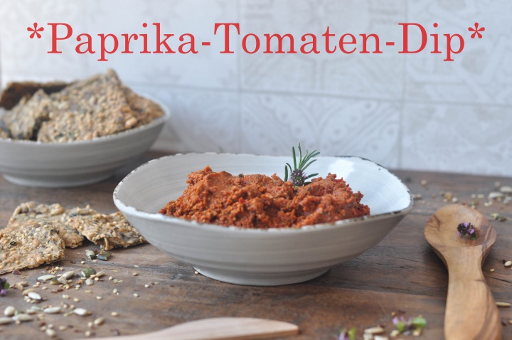 Tomato-Pepper-Dip, vegan and gluten free