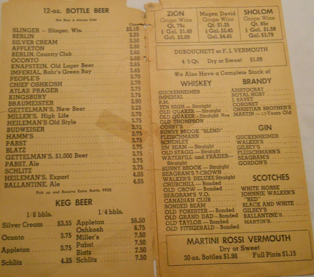 MENASHA Ralph's Beer Depot