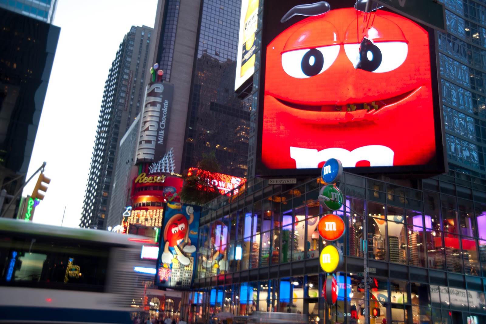 Shot of the Day Red M and M, New York City Shot of the Day Red M and M, New York City
