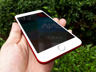 iPhone 7 Plus 256GB Merah Seken Sangat Mulus Fullset